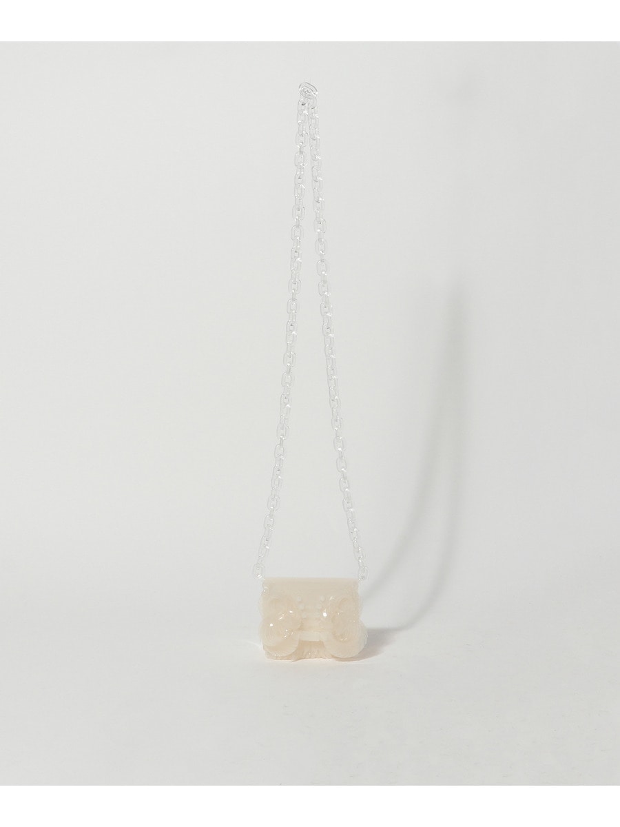 バッグ meee Mame Kurogouchi / TRANSPARENT SCULPTURAL MICRO CHAIN BAG