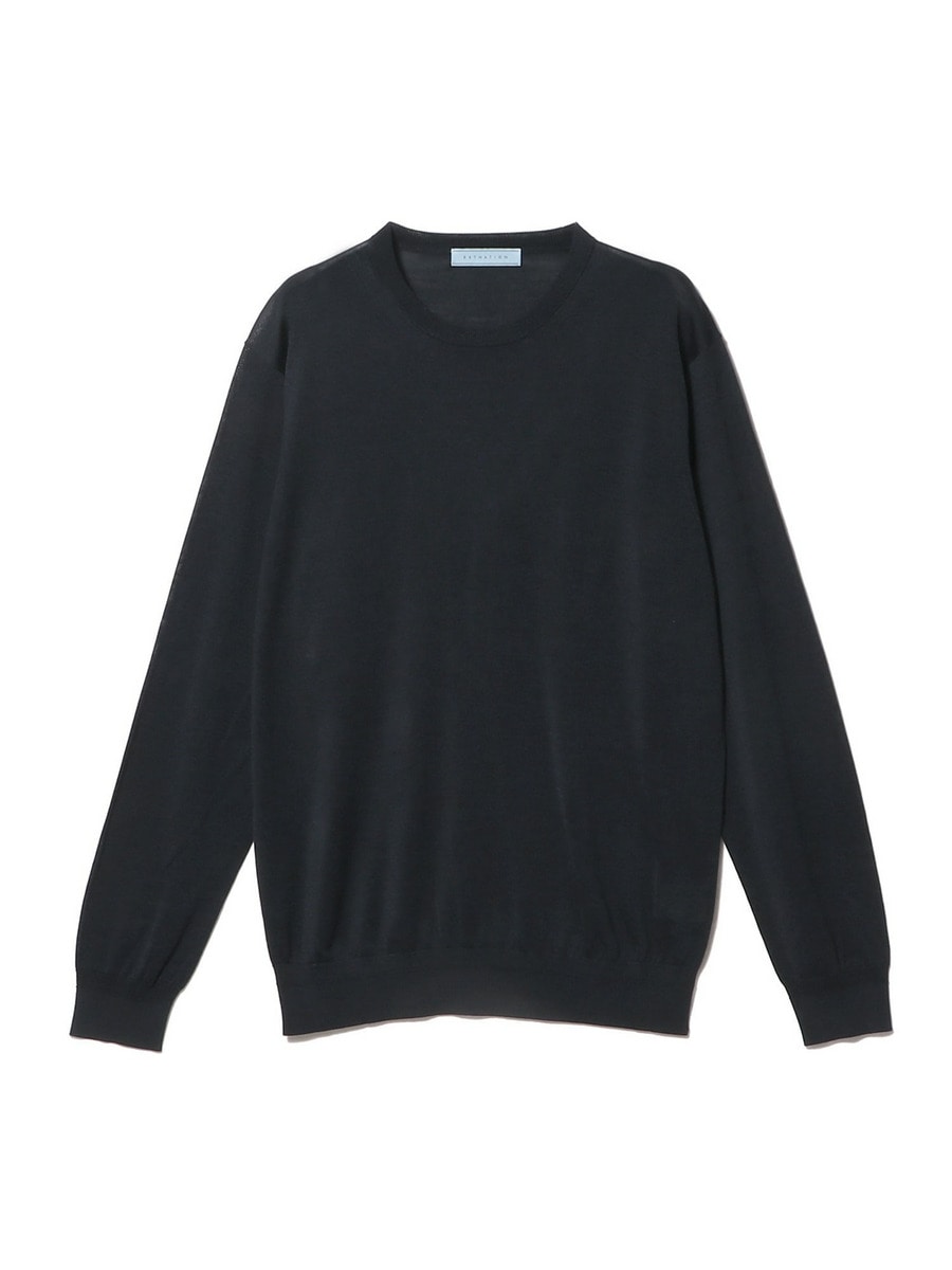 ESTNATION / シルク クルーネックニット|ESTNATION ONLINE ESTNATION / シルク クルーネックニット|ESTNATION ONLINE