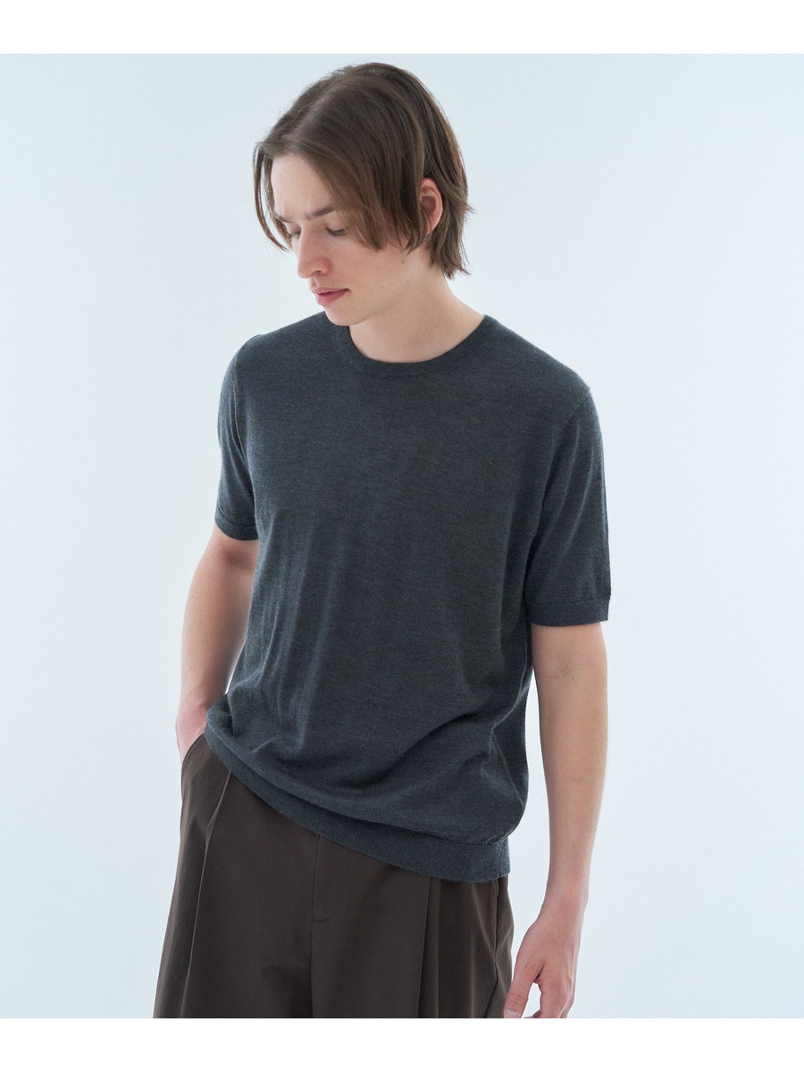 ESTNATION - 定価74800円　カリアッジカシミヤ100エストネーション　ニット ESTNATION / CARIAGGI カシミヤ ニットポロシャツ｜ESTNATION