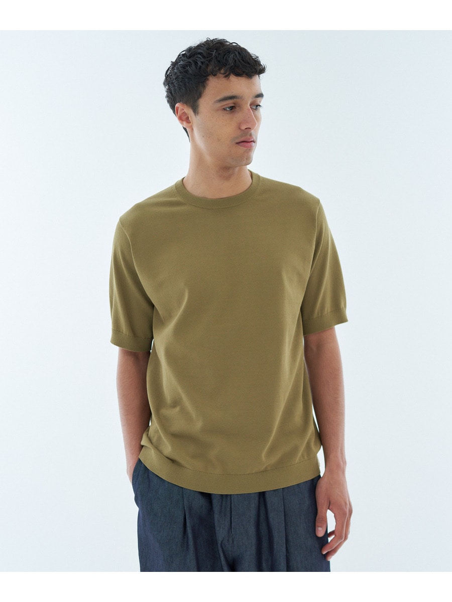 ESTNATION / ウォッシャブル クルーネックニット｜ESTNATION