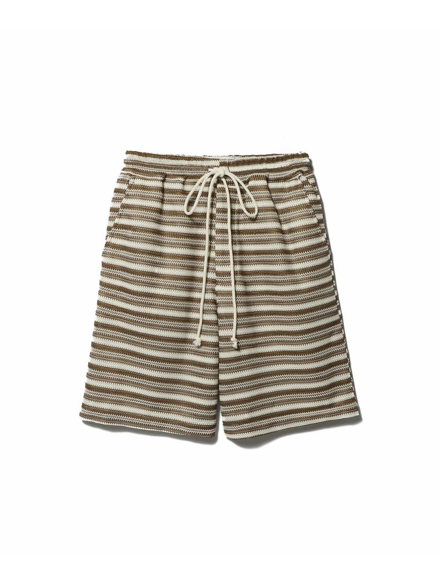 SONG FOR THE MUTE / Crochet Knit Elasticated Shorts｜ESTNATION 