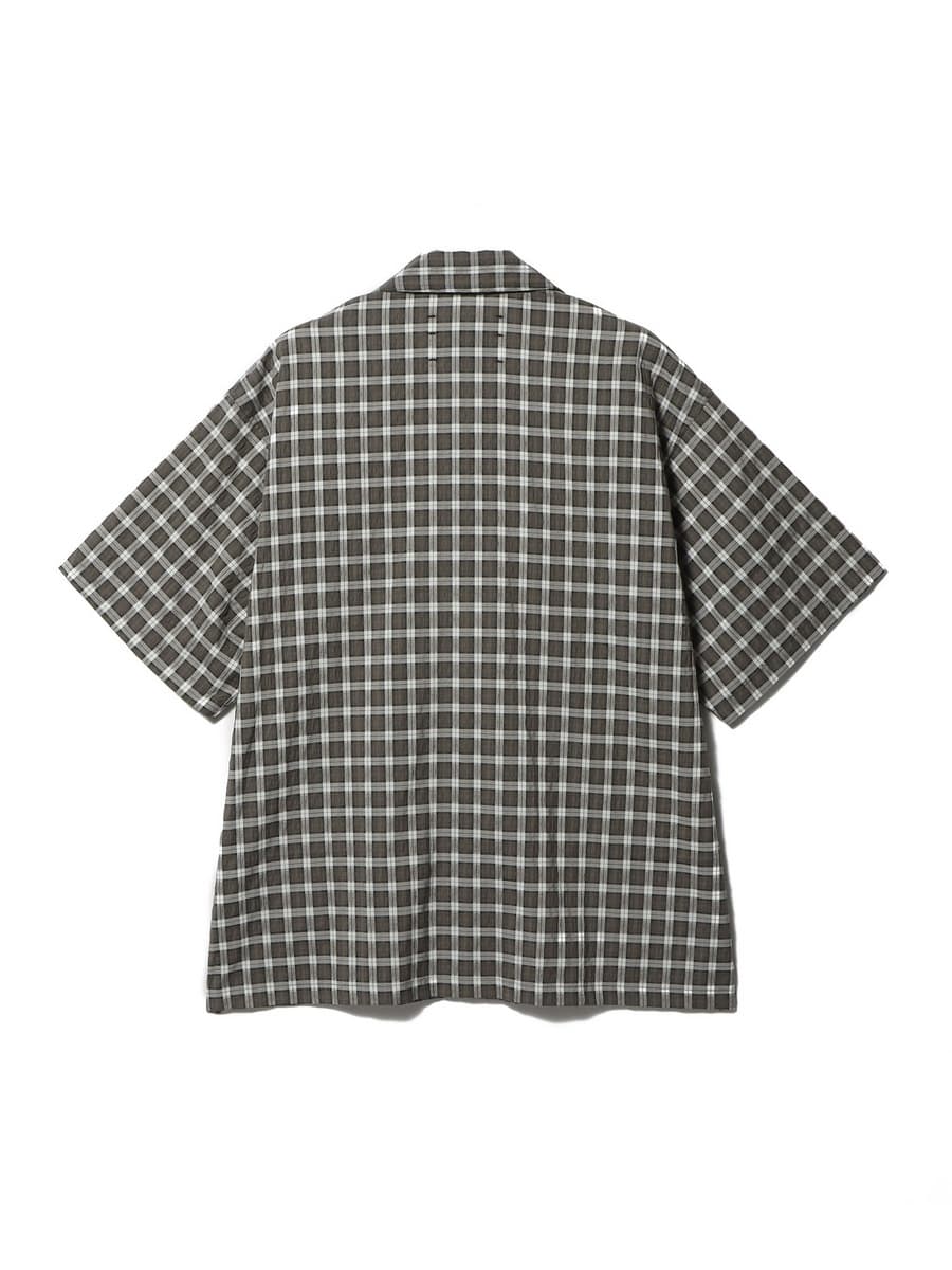 【関税込み】Song for the Mute ベージュ Gym フーディ SONG FOR THE MUTE / Button Up Gym Shirt｜ESTNATION ONLINE