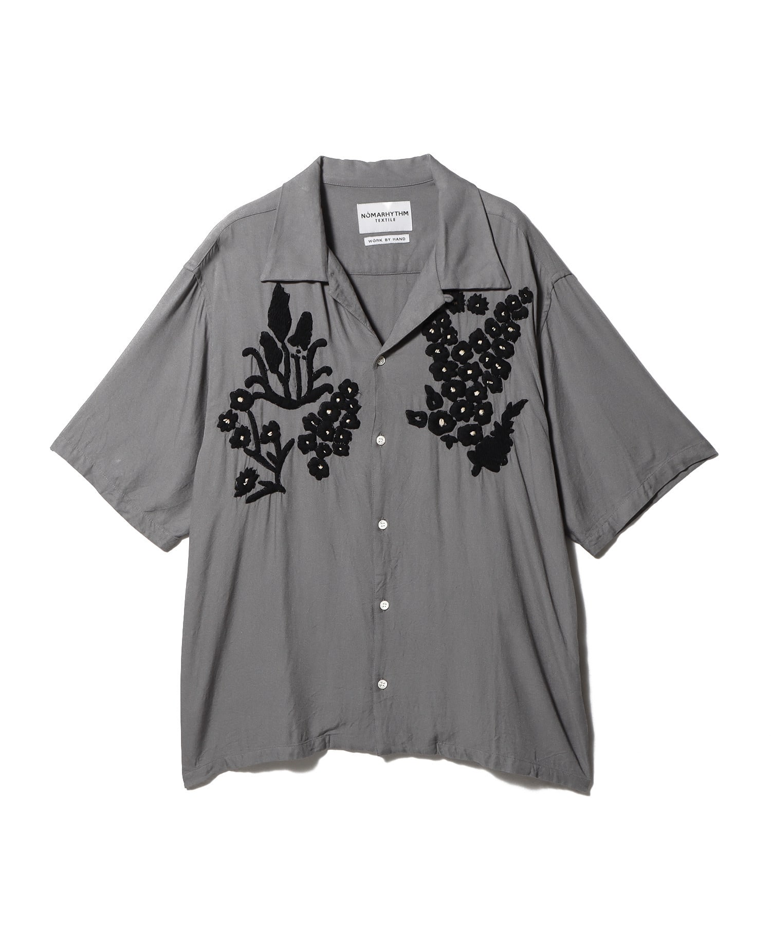 Flower Hand Embroidery Shirt