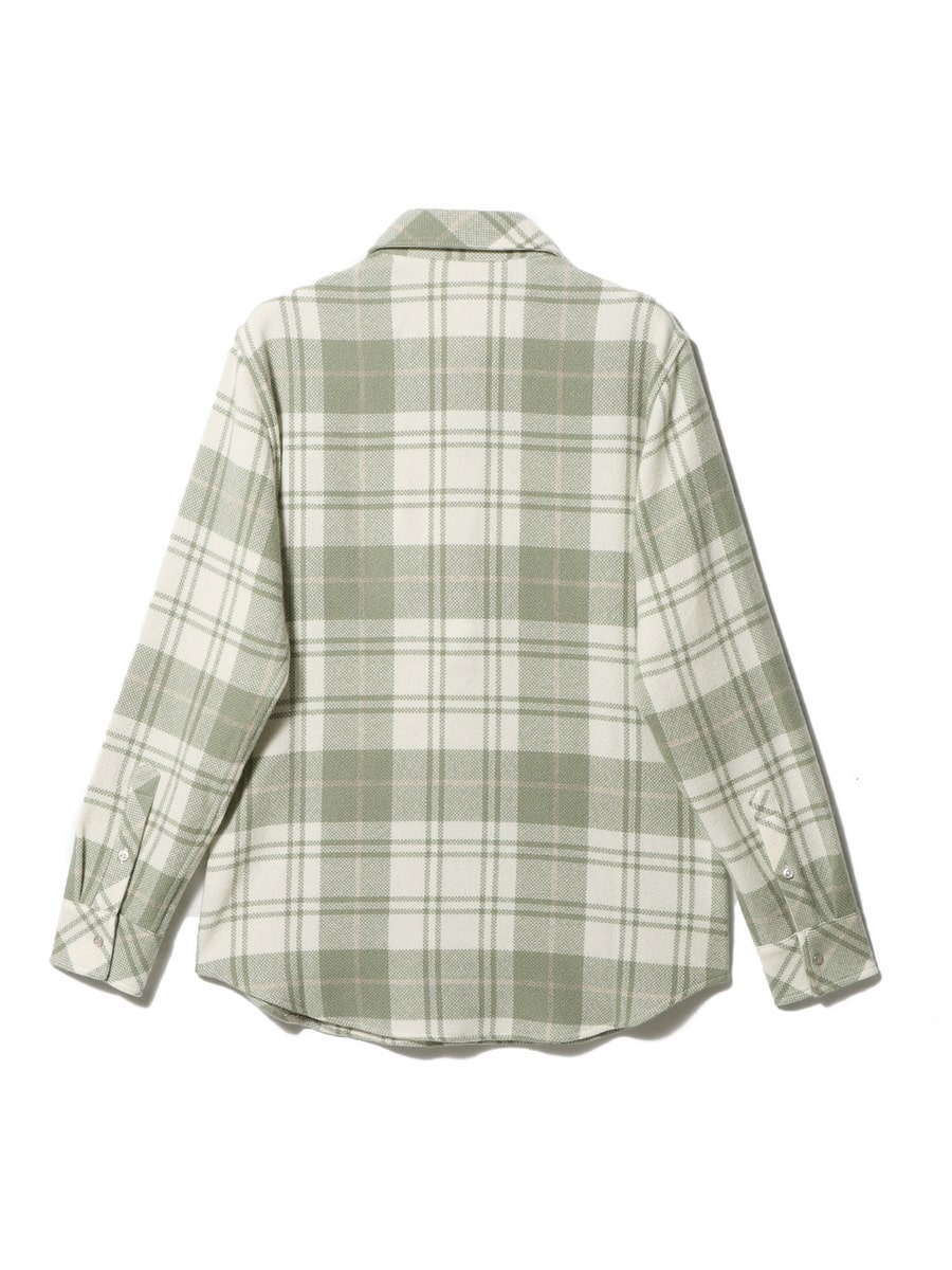 Sage Tartan Cashmere Shirt