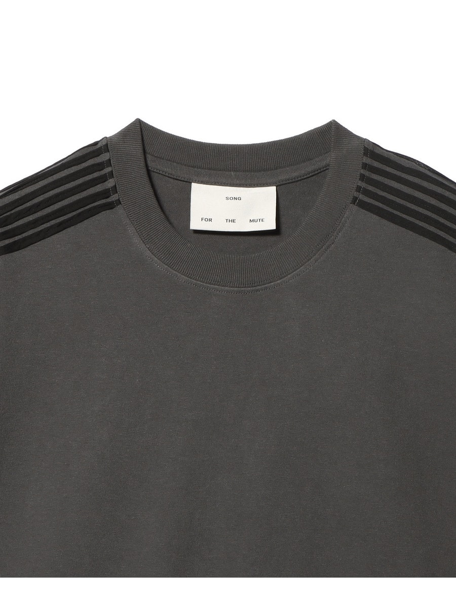 【関税込み】Song for the Mute グレー 'Applique' Gym Tシャツ zz-5123113021197_419-3.jpg?