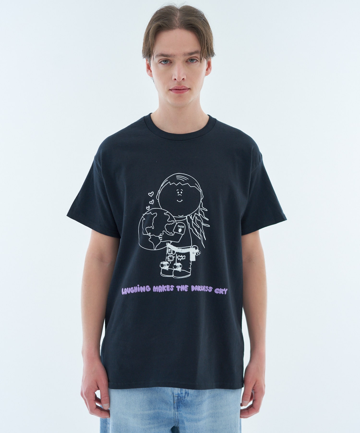 LAUGHiNG MAKES THE DARKNESS CRY T-SHIRT