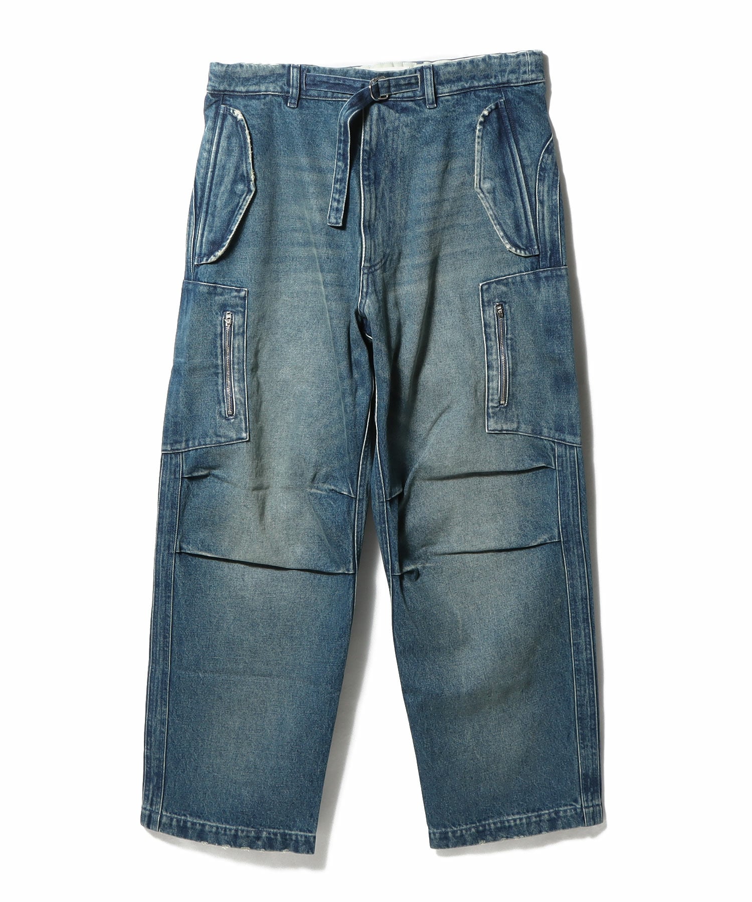 WASHED DENIM BERLIN BAGGIES BLUE