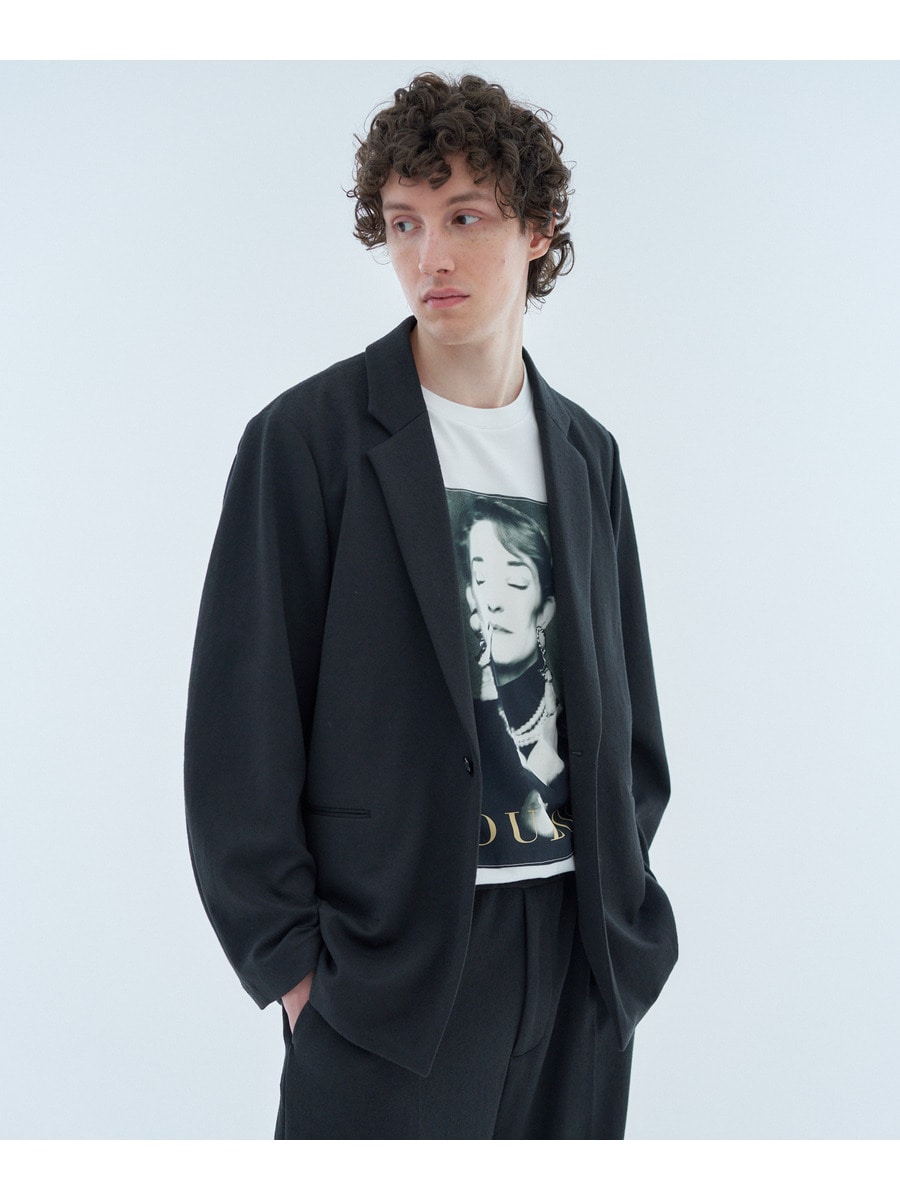 ループヤーン ジャージーコンフォートジャケット