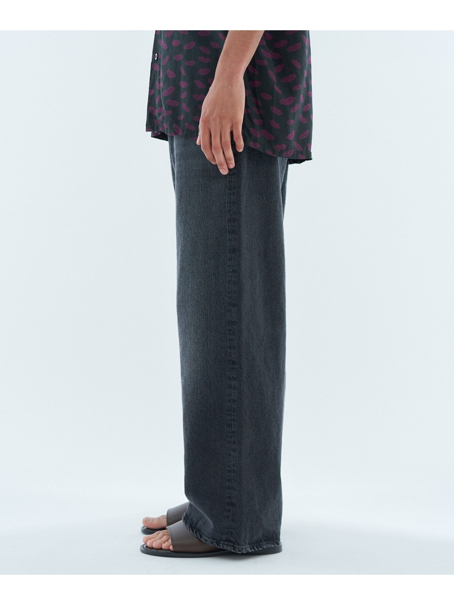Steven Alan ツータックワイドデニムトラウザー