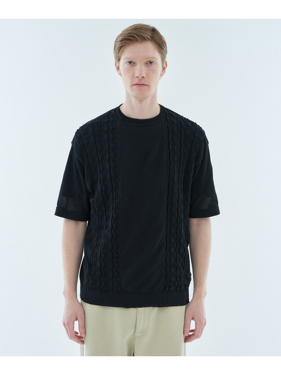 コットン デザインニット