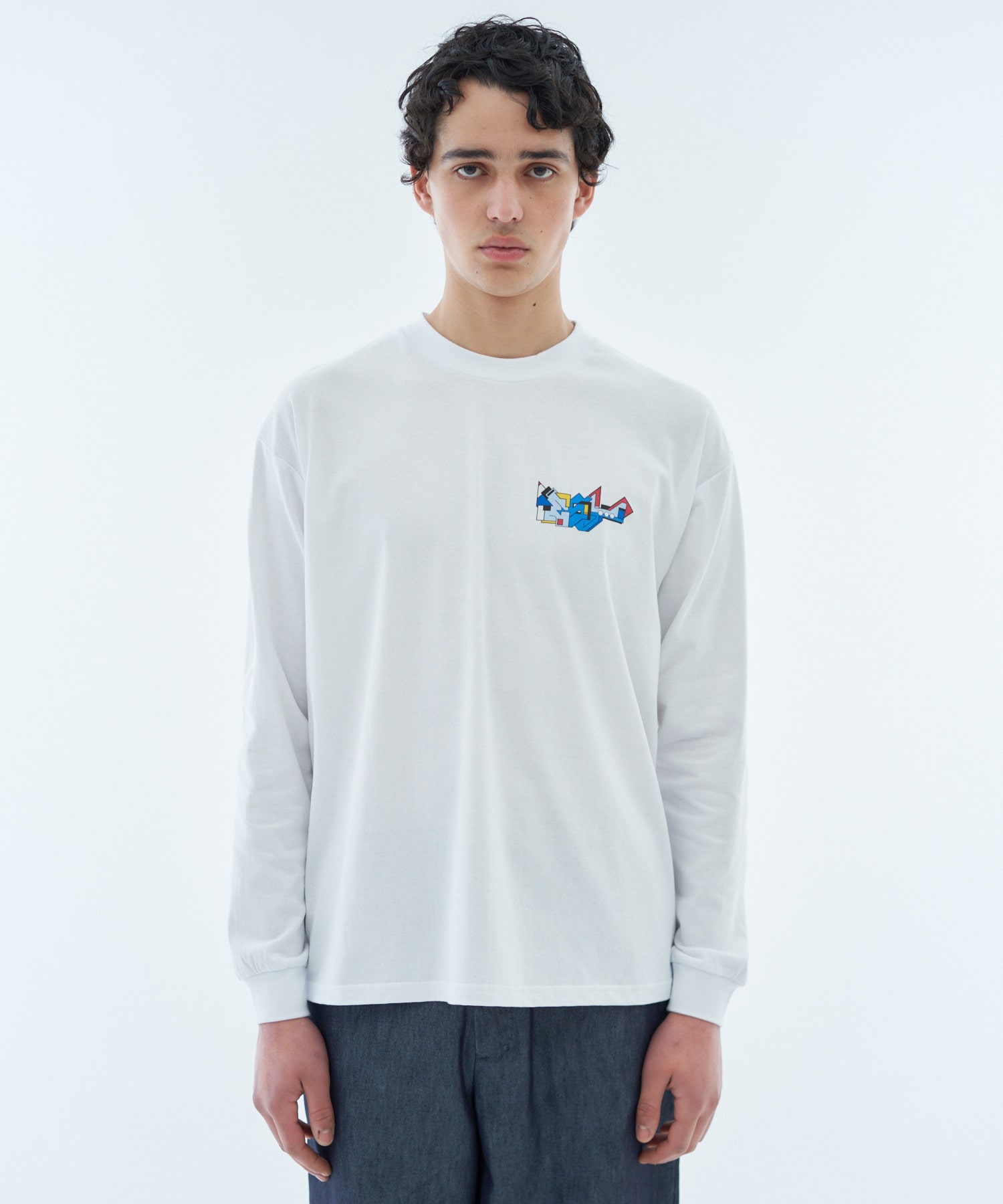 DELTA プリントロングスリーブTシャツ