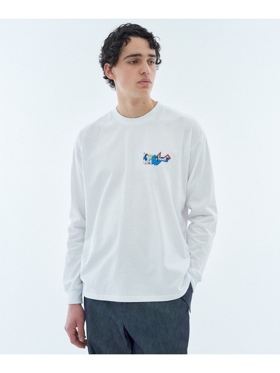 DELTA プリントロングスリーブTシャツ