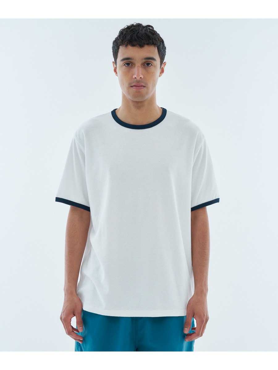 新品 未使用 ESTNATION エストネーション Tシャツ S カーキ XL ESTNATION / パイルリンガーTシャツ|ESTNATION ONLINE STORE
