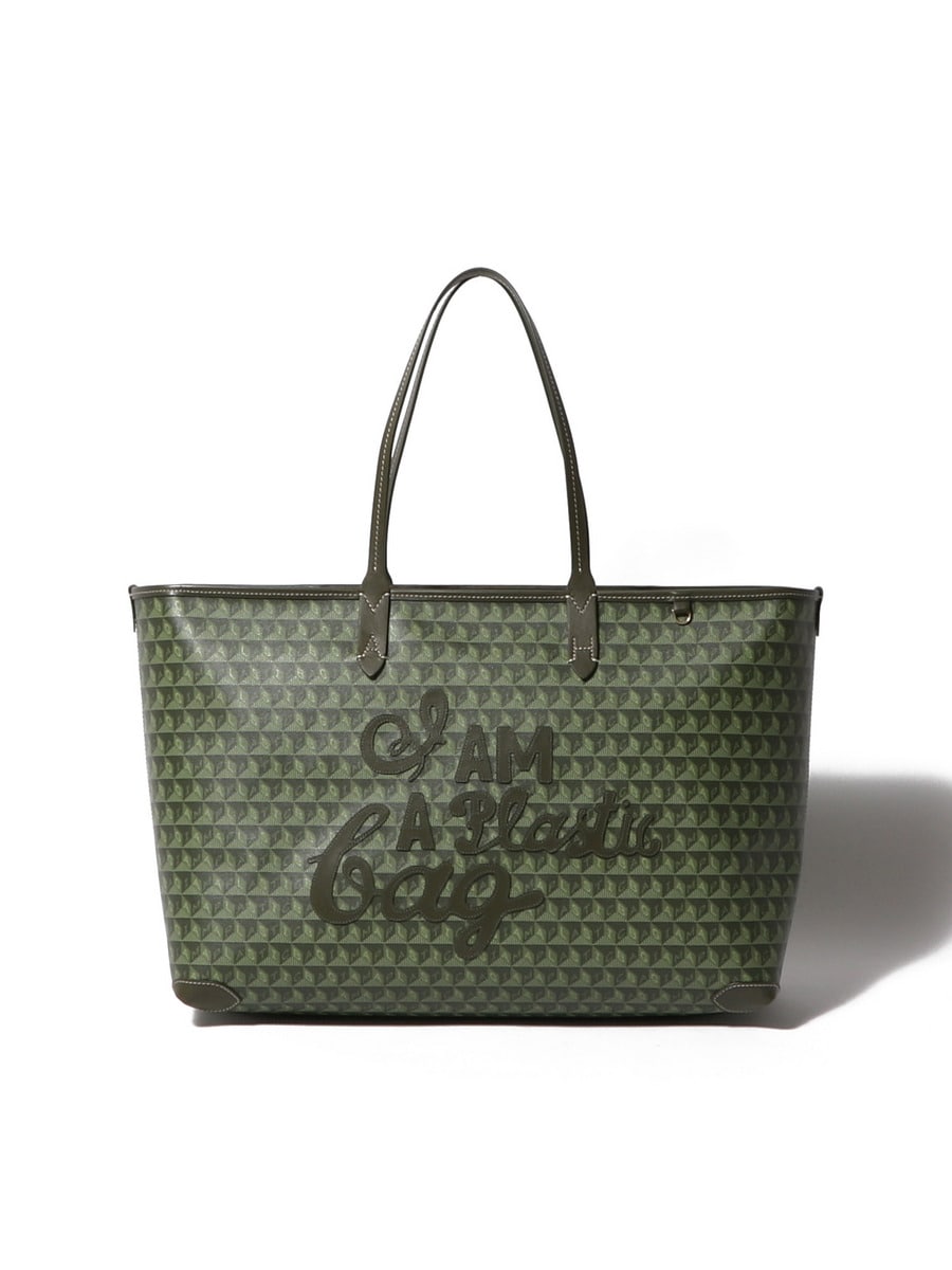 sachi（2枚目購入）Anya Hindmarch xOcado ユニバ ANYA HINDMARCH / 「I AM A Plastic Bag」 モチーフジップトート