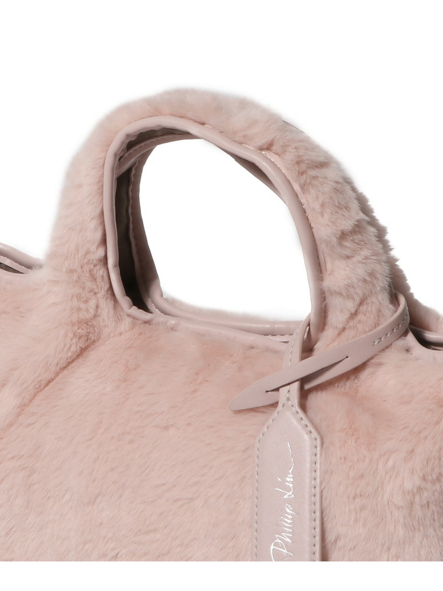 3.1 phillip lim / フェイクファー ミニマーケットトート｜ESTNATION