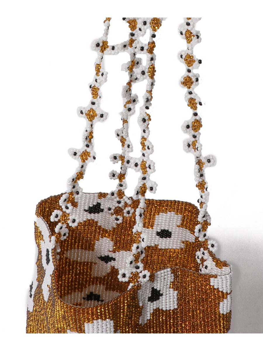 pura utz ビーズバッグ Pura Utz / BROWN FLOWER DREAM ビーズバッグ｜ESTNATION ONLINE STORE