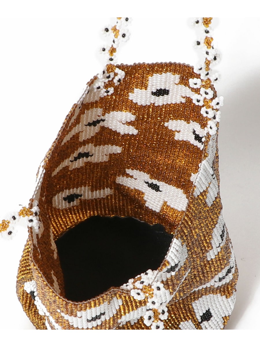 Pura Utz / BROWN FLOWER DREAM ビーズバッグ｜ESTNATION ONLINE STORE