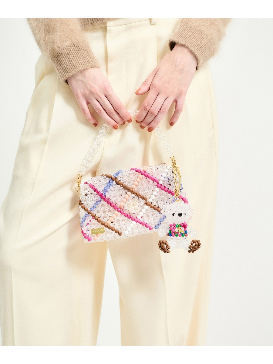 toos ビーズバッグ 袋付き 日本人姉妹が手がける 【TOOS（トオス）】のビーズバッグを夏の相棒に