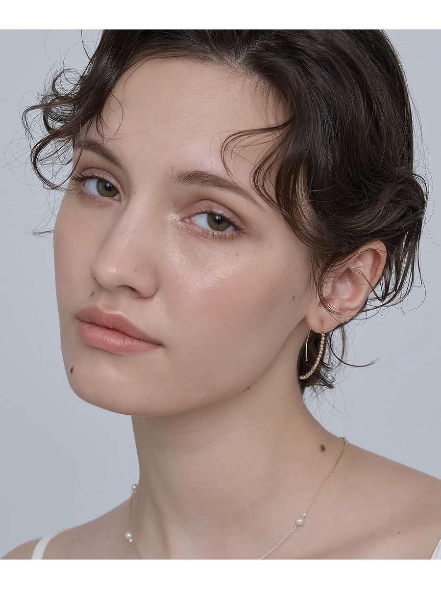 MIZUKI / K14YG スモールバナナフープピアス｜ESTNATION ONLINE STORE