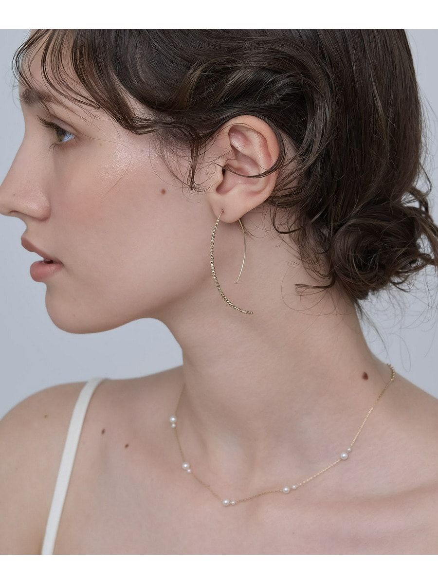 MIZUKI / 14KYGラージバナナフープピアス｜ESTNATION ONLINE STORE