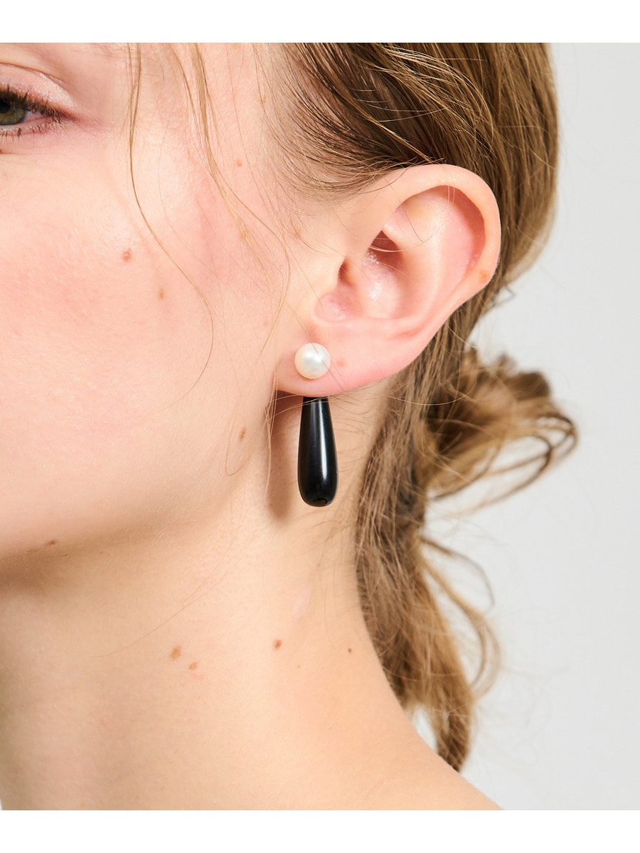 Sophie Buhai / オニキス スモール アンジェリン ピアス