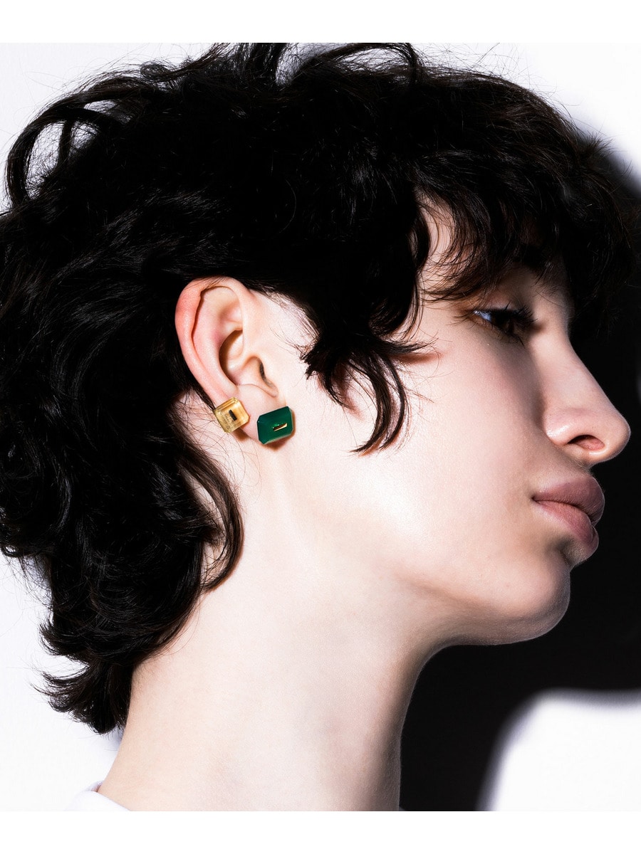 Hirotaka / BIRD OF PARADISE ネイキッド ストーン スタッド ピアス