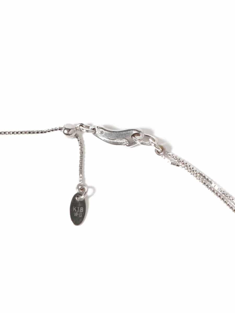 GIGI / K18WG Dazzling ダブルチェーンネックレス《ESTNATION