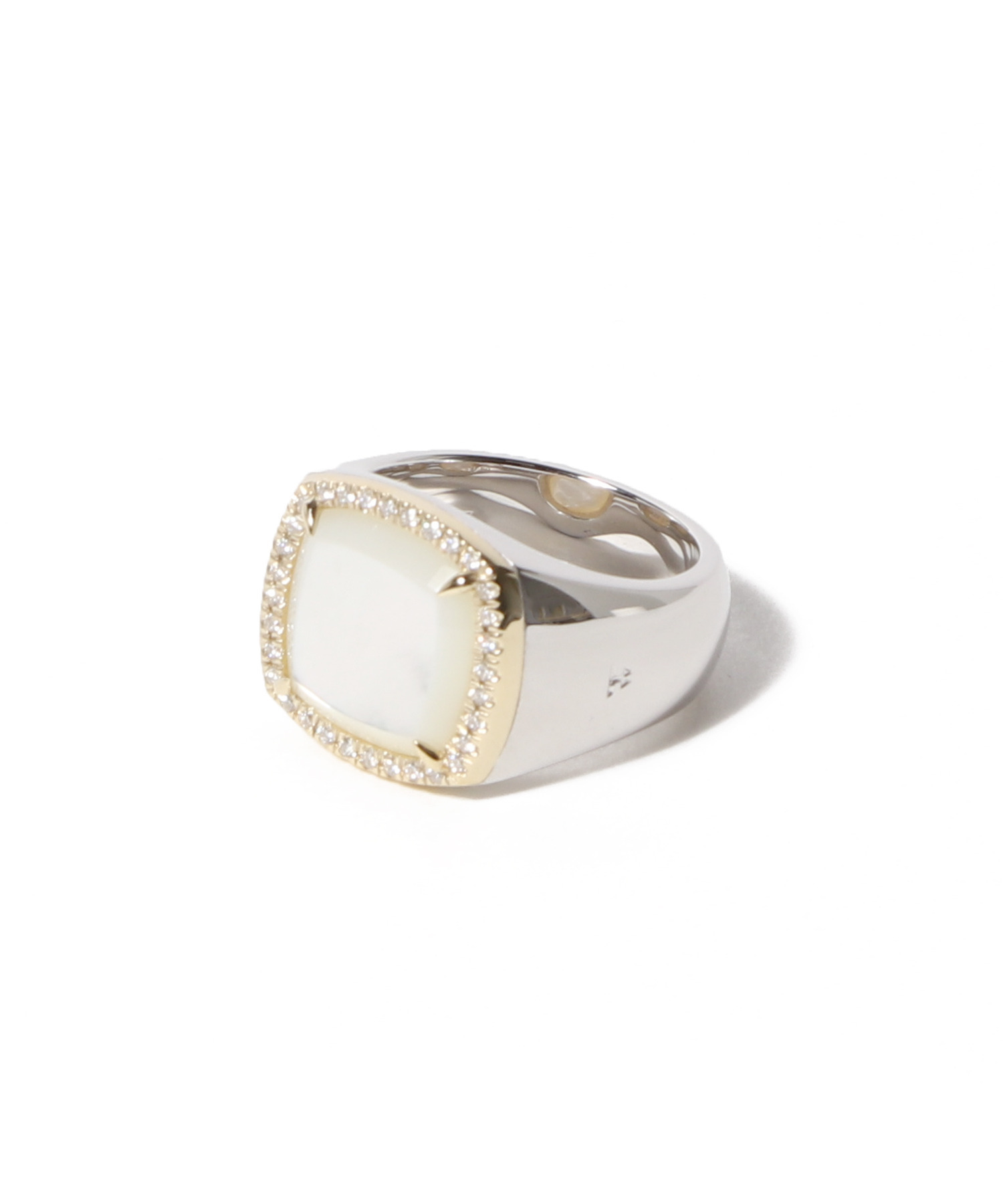 May Ring White MOP ダイヤモンドリング
