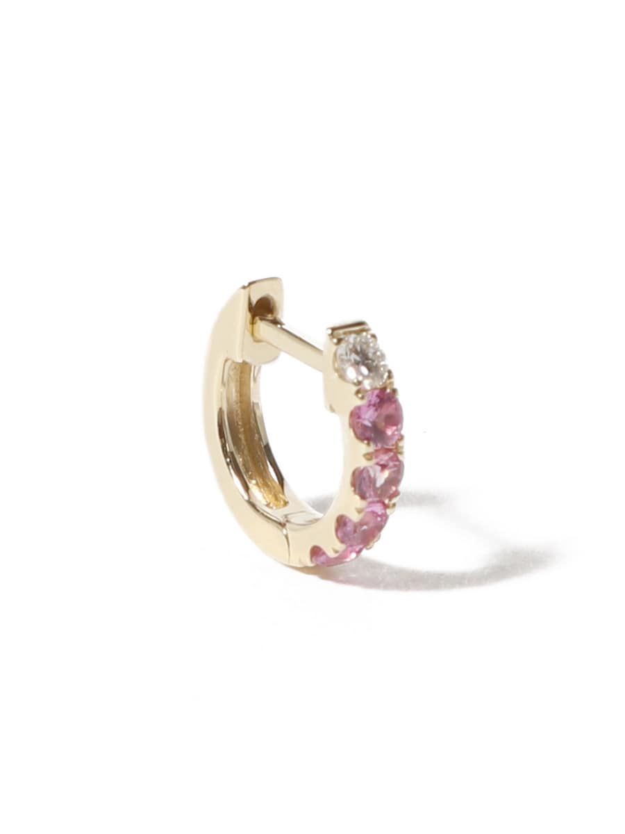 ROBINSON PELHAM / ピンクサファイア オーブフープピアス｜ESTNATION