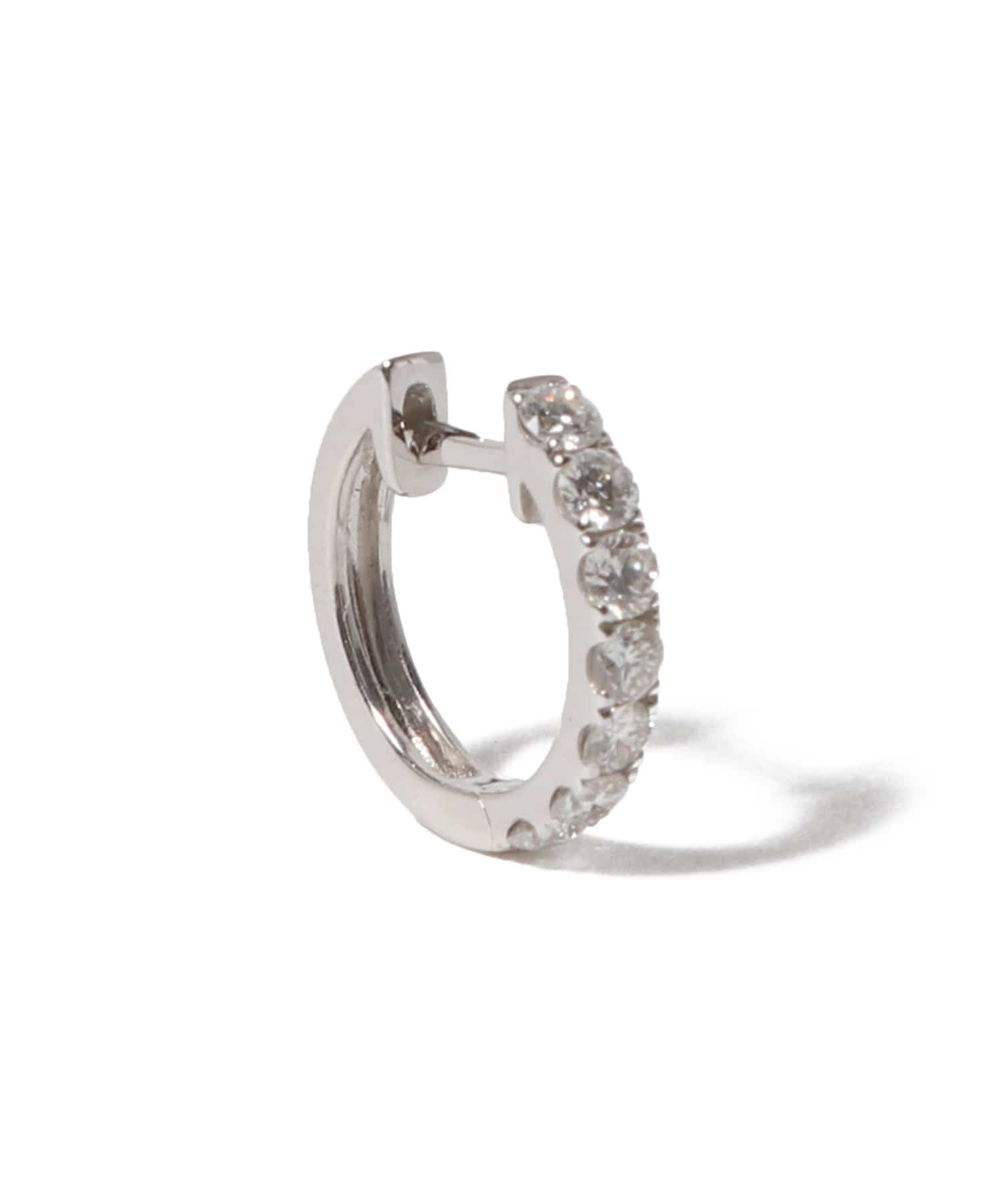 K14WG オーブフープピアス