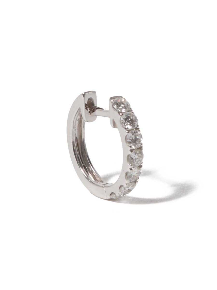 K14WG オーブフープピアス