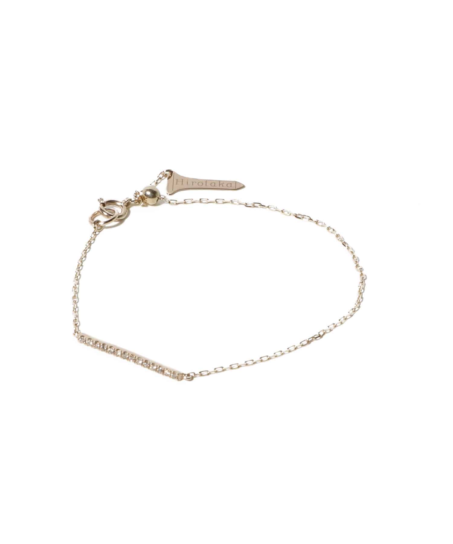 Gossamer ショートバー ダイヤモンド ブレスレット