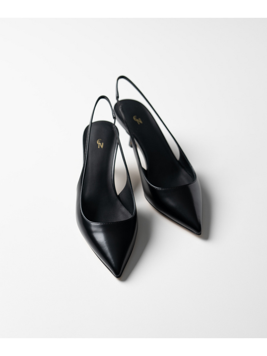 megu☁️ SLY 黒 スリングバックパンプス SLY（スライ）の