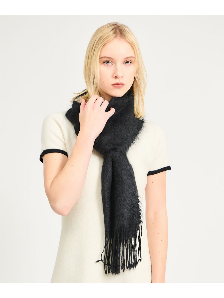美品　アイザックセラム　マフラー　ストール　エストネーションにて購入 ESTNATION / カシミヤファー マフラー｜ESTNATION ONLINE STORE