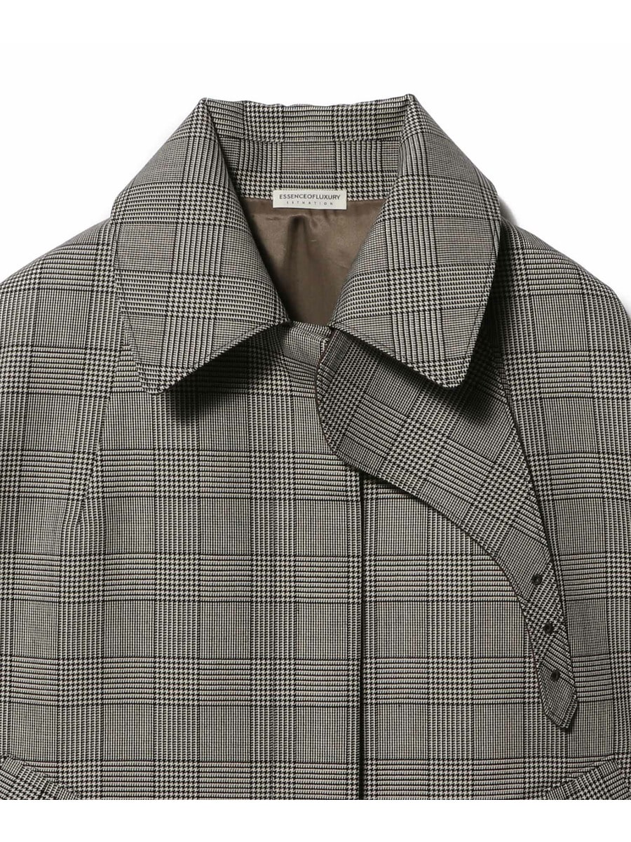 ESSENCEOFLUXURY / チェック ケープ｜ESTNATION ONLINE STORE