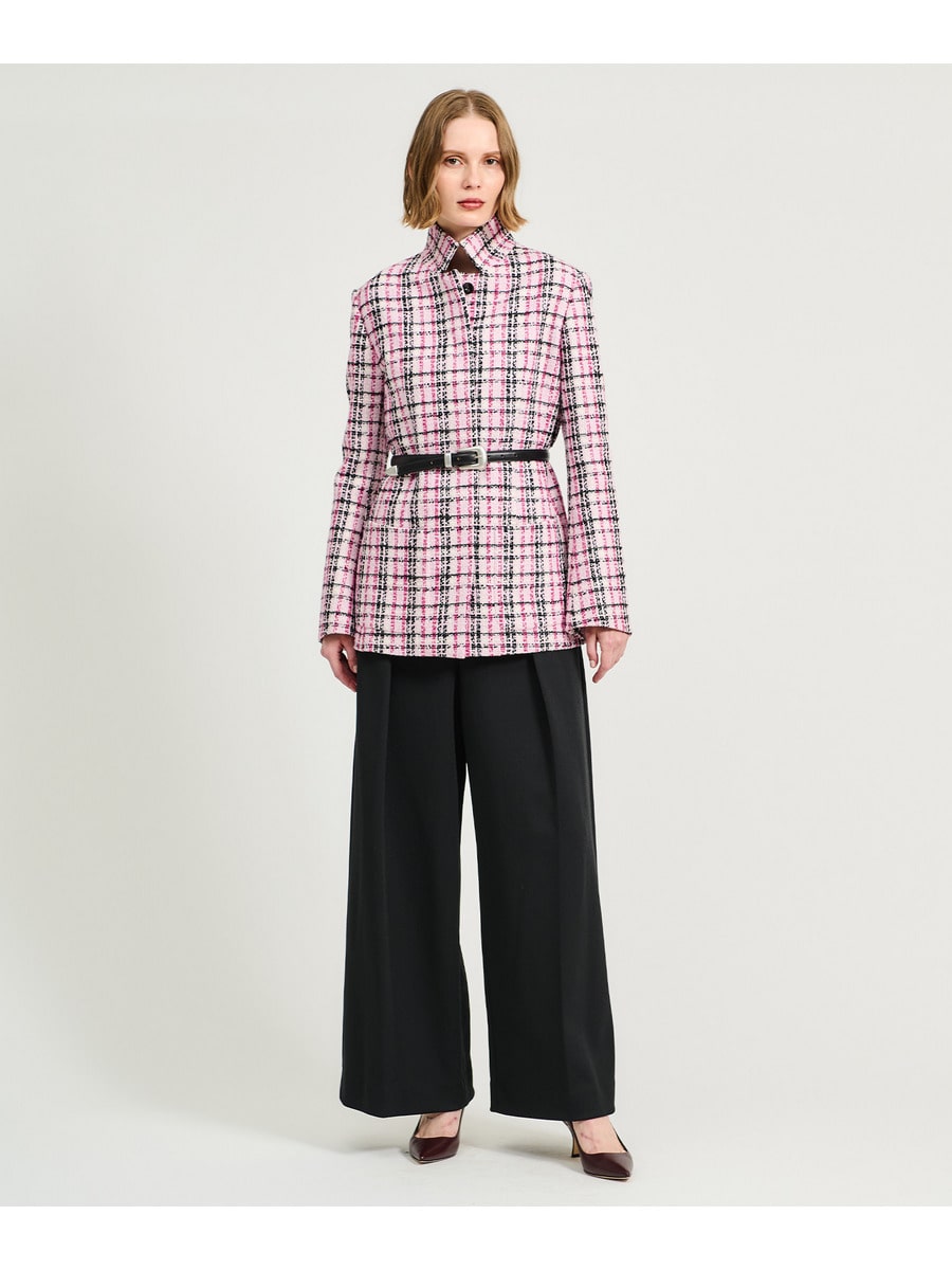 ESTNATION / Barbie×ESTNATION チェックツイードコート