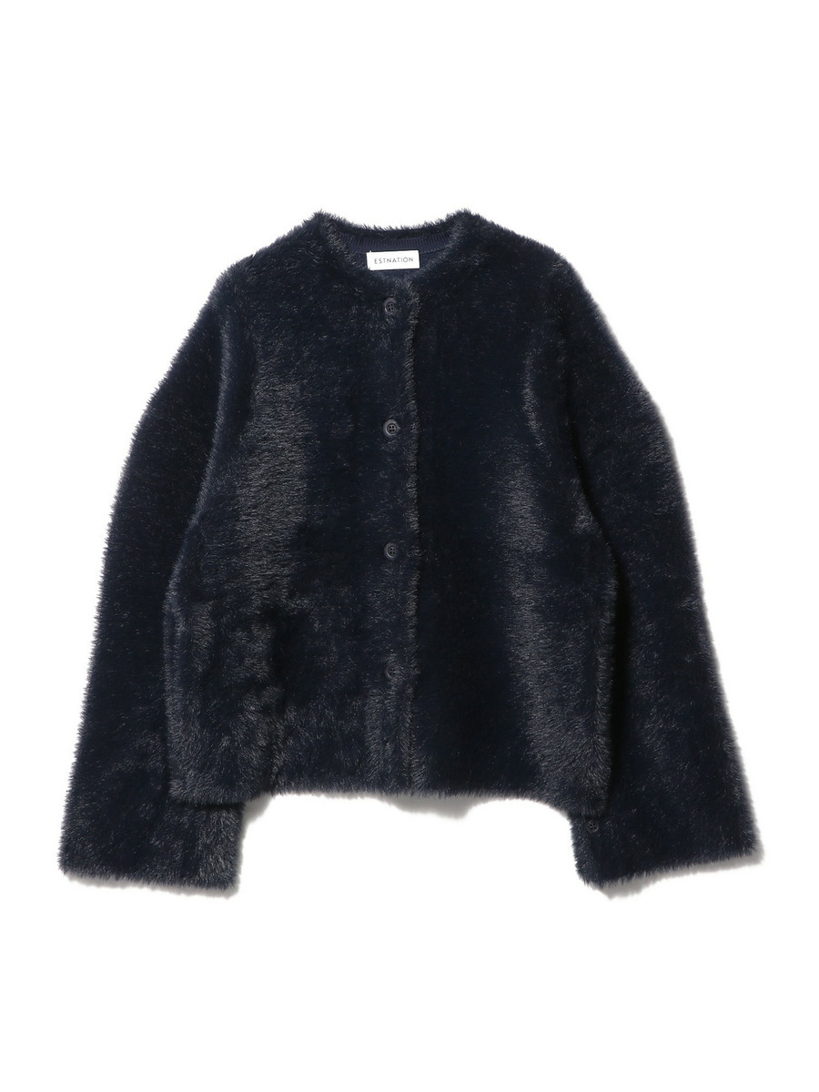 ESTNATION / ダブルフェイス ファー ショートアウター｜ESTNATION