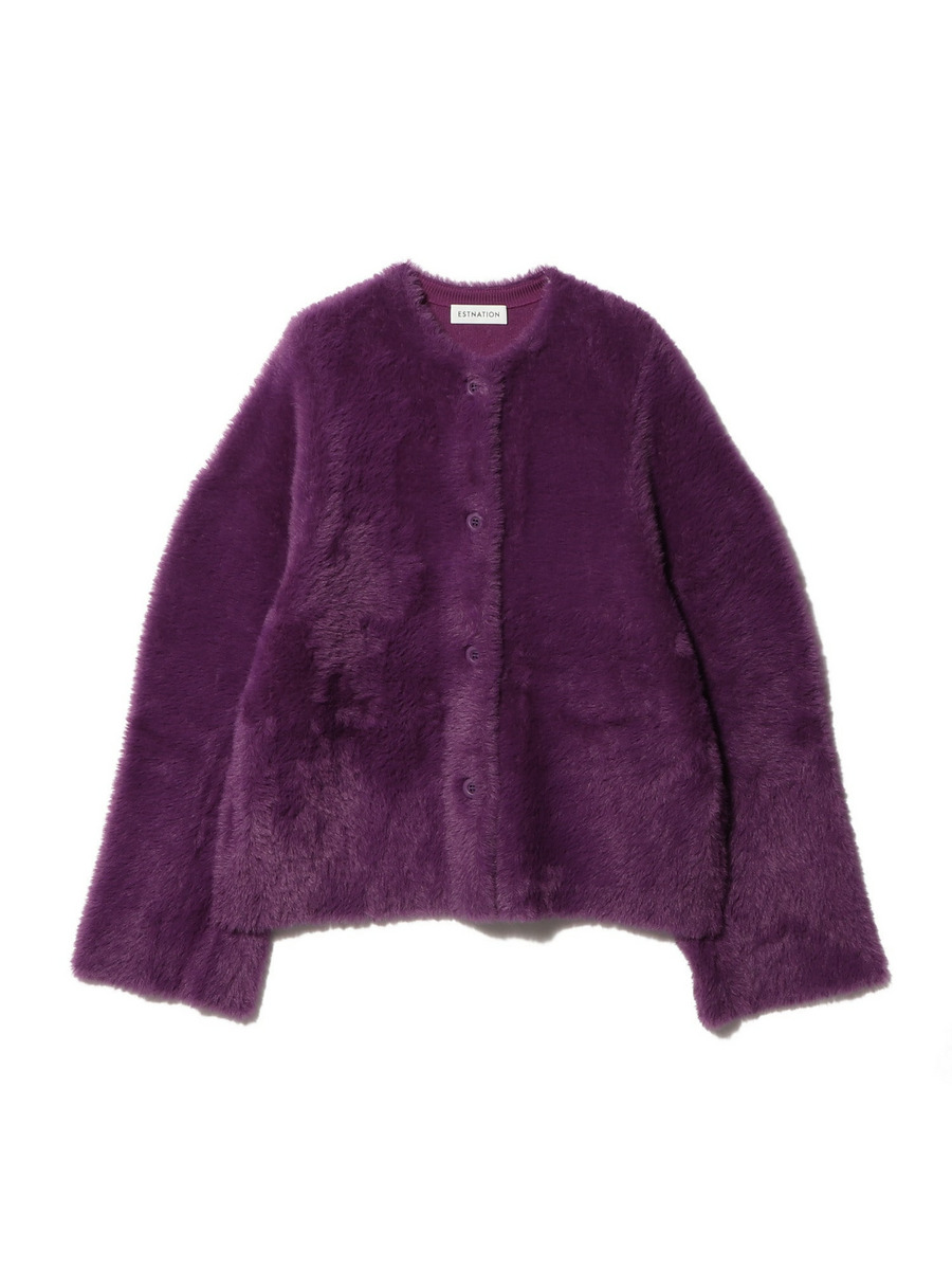 ESTNATION フェイクファーウールショートコート ESTNATION（エストネーション）の「ESTNATION / フェイクファーウール
