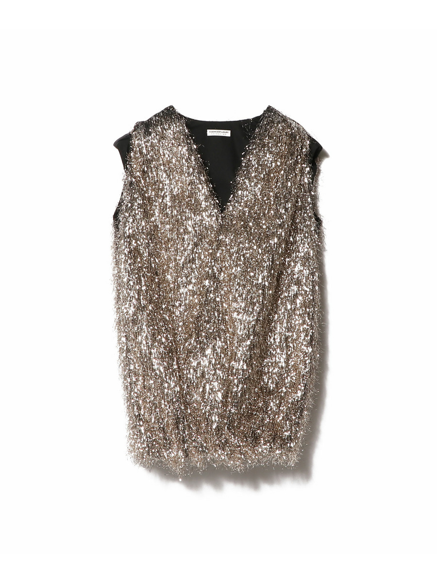 ESSENCEOFLUXURY / ゴールドグリッター ジレ｜ESTNATION ONLINE