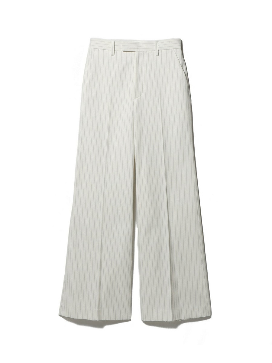 ストライプ フレアパンツ
