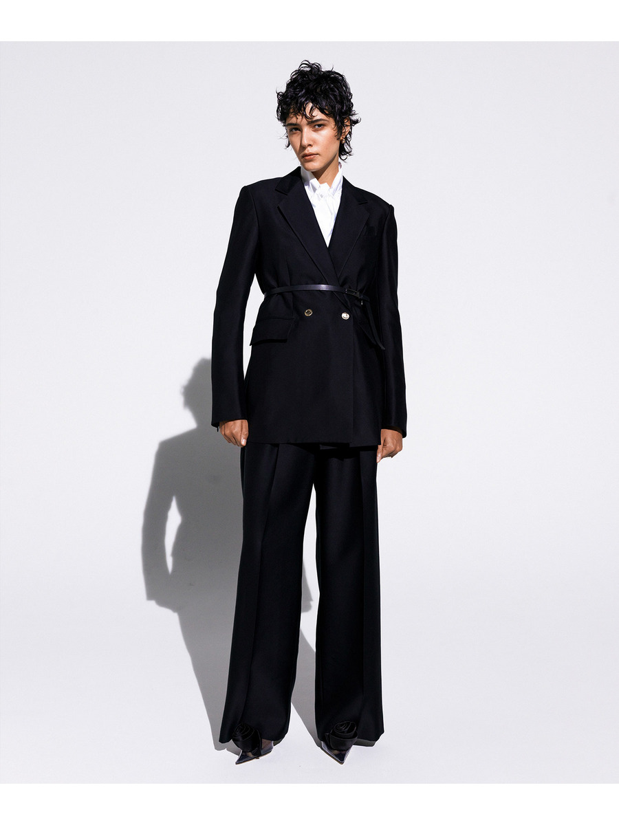 【送料込】HERNO サテンエフェクト RESORT パンツ ESSENCEOFLUXURY / サテン パンツ｜ESTNATION ONLINE STORE