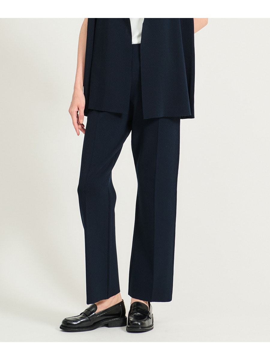 コットンアセテート ニットパンツ