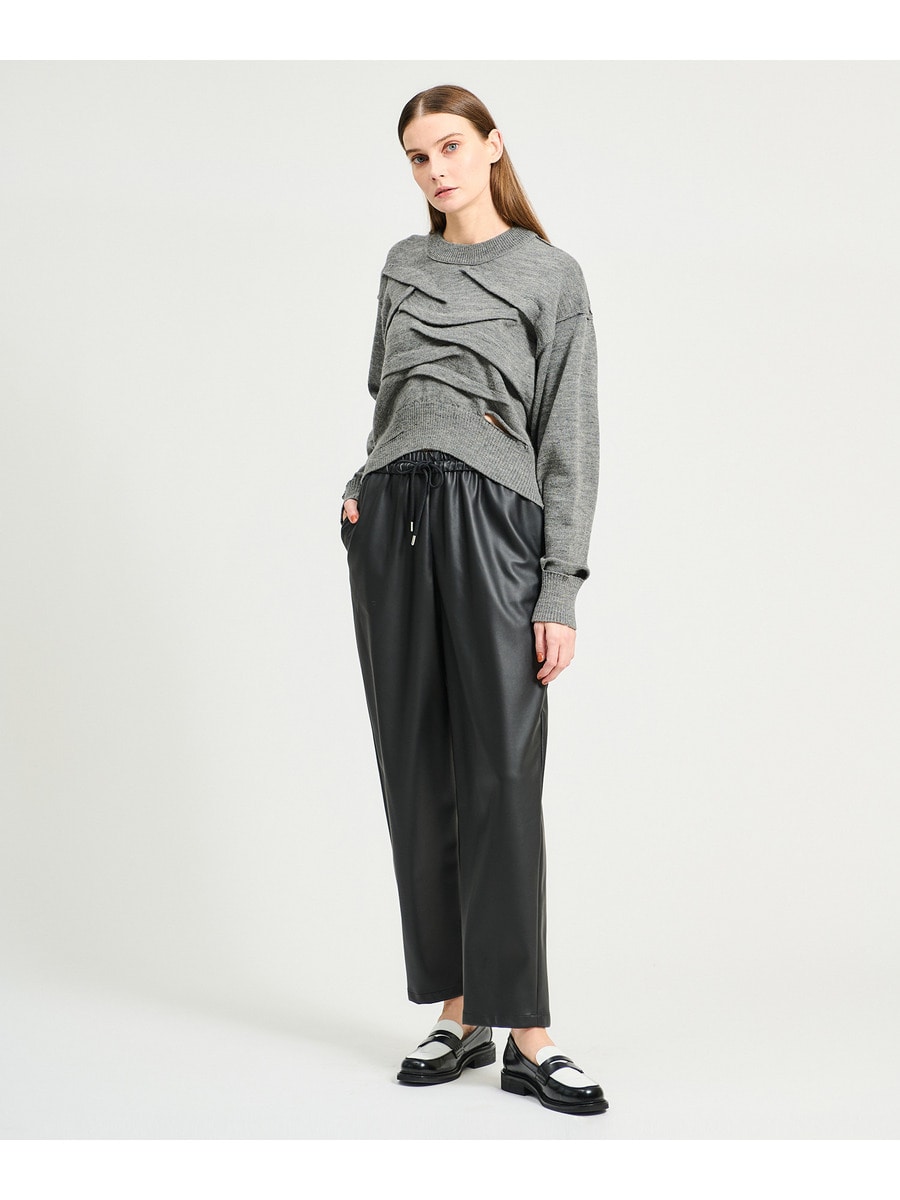 ESTNATION エストネーション　美品　フェイクレザーラップショートパンツ ESTNATION / レザーライクパンツ｜ESTNATION ONLINE STORE