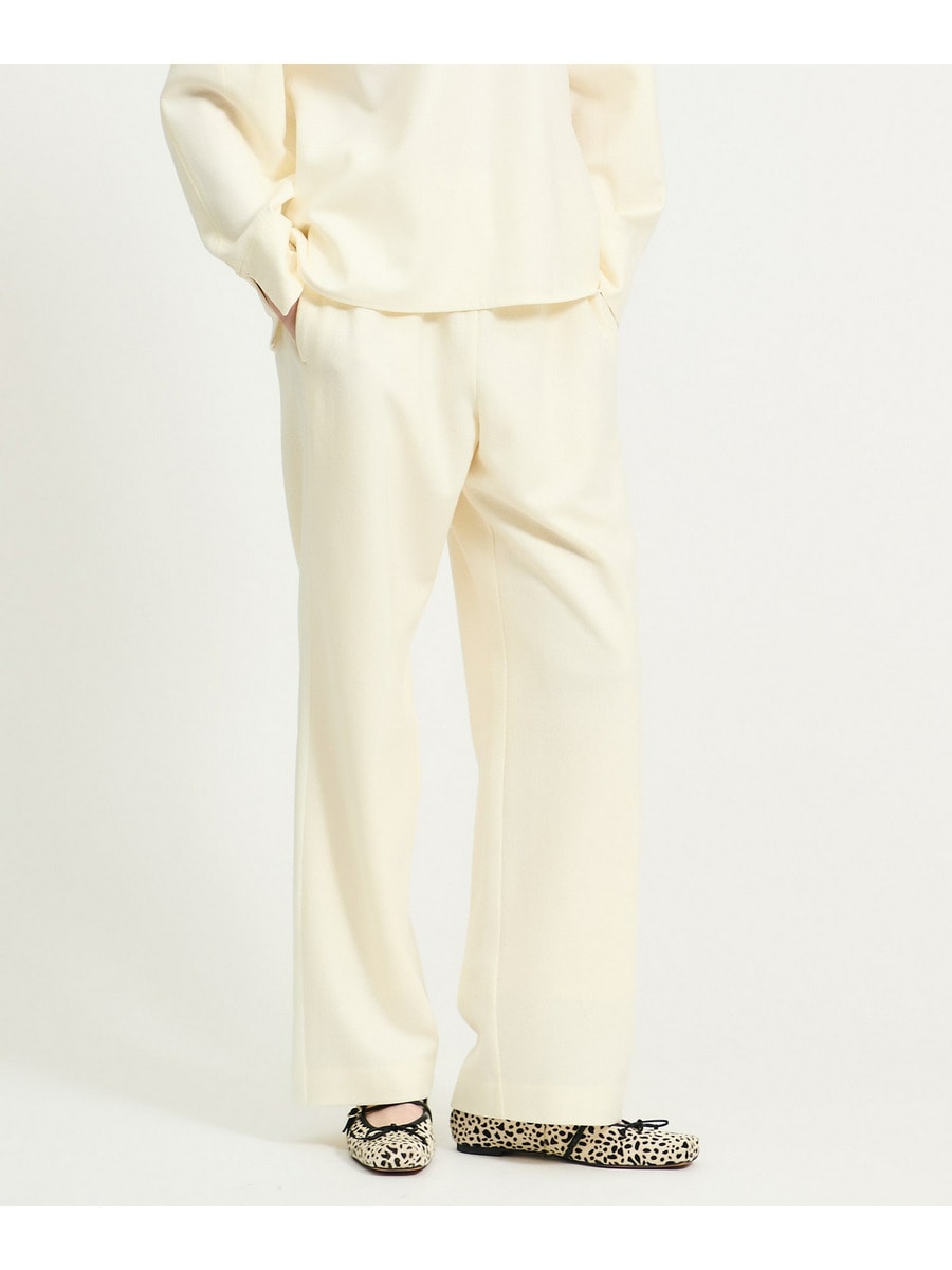 ウール天竺 ハードミルドパンツ