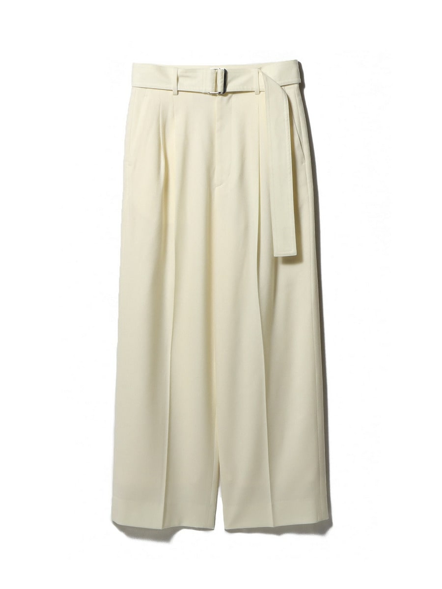 ESTNATION / ウールツータックベルテッドパンツ｜ESTNATION ONLINE