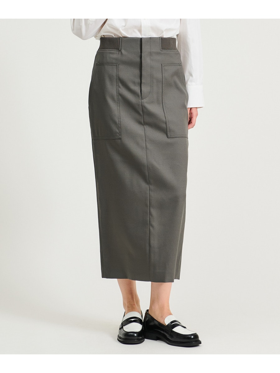 リブロング タイトスカート