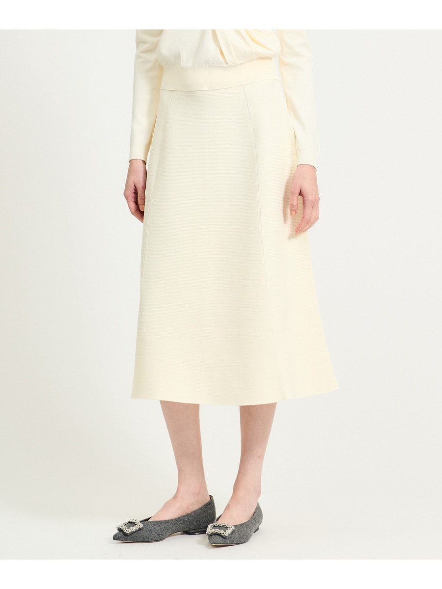 セミフレアニットスカート