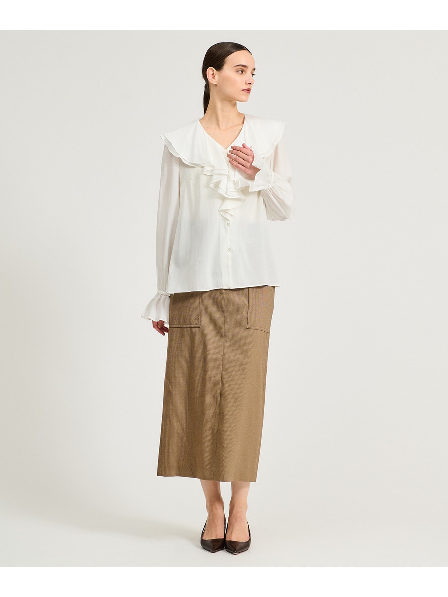 ESTNATION / ビッグラッフル ブラウス｜ESTNATION ONLINE STORE