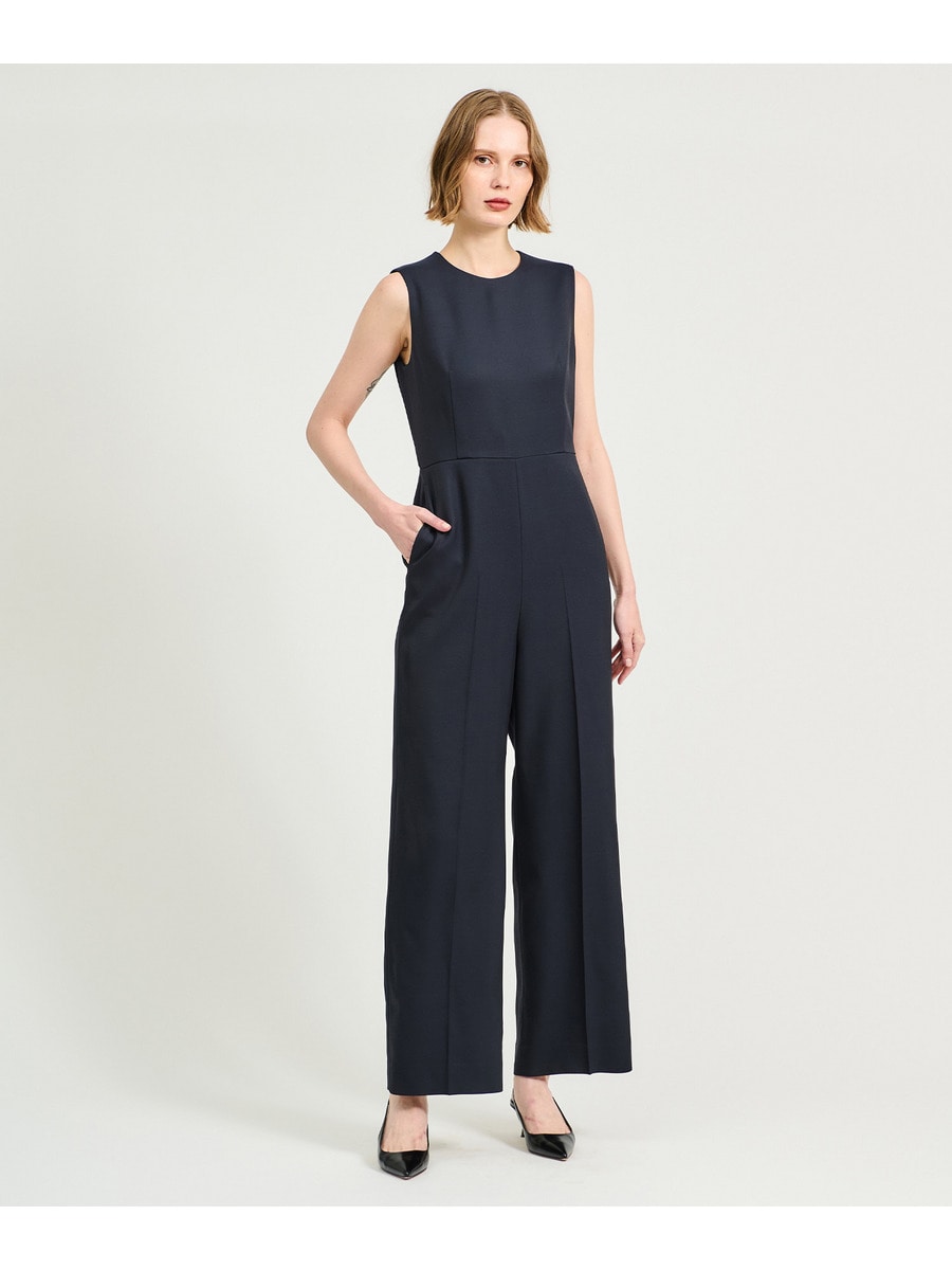 ESTNATION / ウールレーヨン ストレートオールインワン《EXCLUSIVE