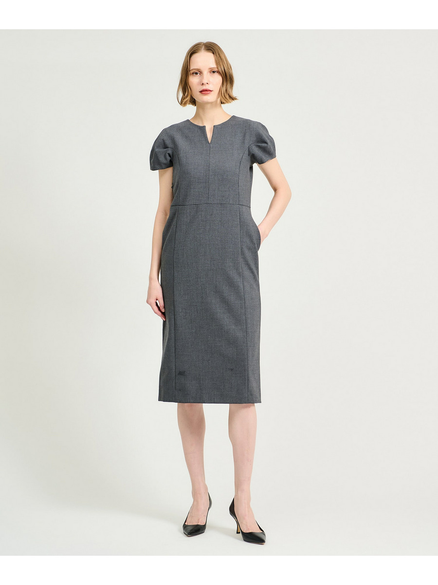 ルネ のフレンチスリープワンピース スキッパーフレンチスリーブシャツ